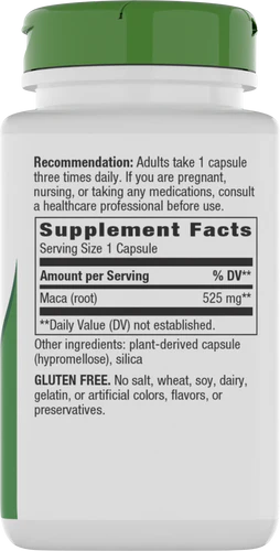 Maca Root Nature's Way 100 capsulas