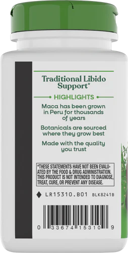 Maca Root Nature's Way 100 capsulas