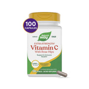 Vitamin C with Rose Nature's Way 100 capsulas