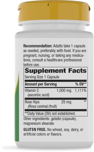 Vitamina C with Rose Hips Nature's Way 250 cápsulas