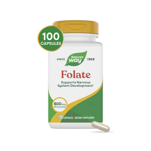 Folate Nature's Way 100 capsulas