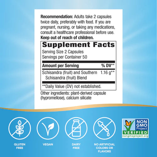 Schisandra Fruit Nature's Way 100 capsulas