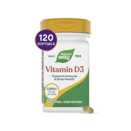 Vitamin D3 Nature's Way 120 softgels