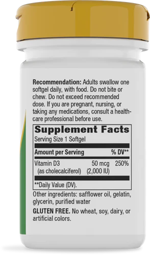 Vitamin D3 Nature's Way 120 softgels