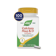 Calcium Magnesium y Vitamin D Nature's Way 100 capsulas