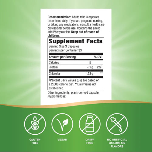 Chlorella Nature's Way 100 capsulas