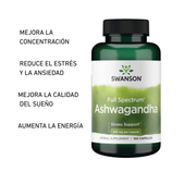 Ashwagandha Swanson 450mg 100 Caps Full spectrum