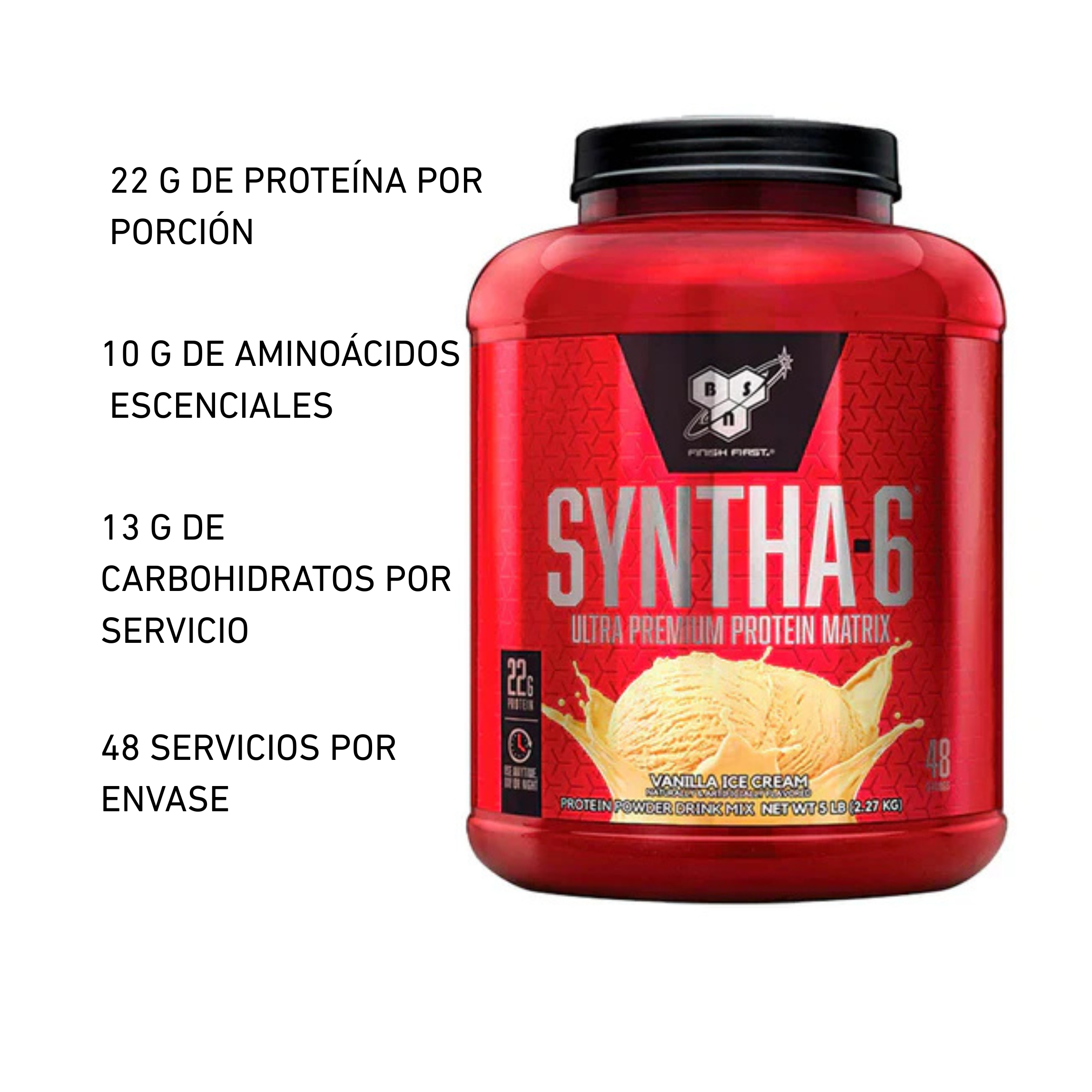 Syntha-6 Whey Protein BSN 5 Libras