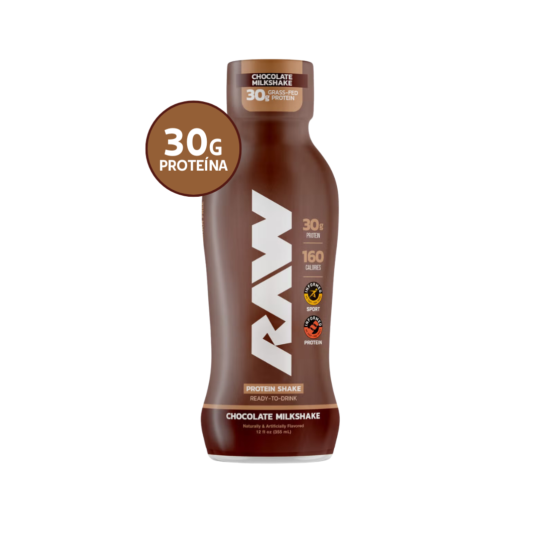 RAW Nutrition Protein RTD 12 oz | 12 Pack · Batido de Proteína Listo para Tomar · Alto en Proteína