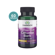 Swanson Full Spectrum Catuaba Bark 465mg 60 Capsulas - Suplemento Natural de Energía y Vitalidad