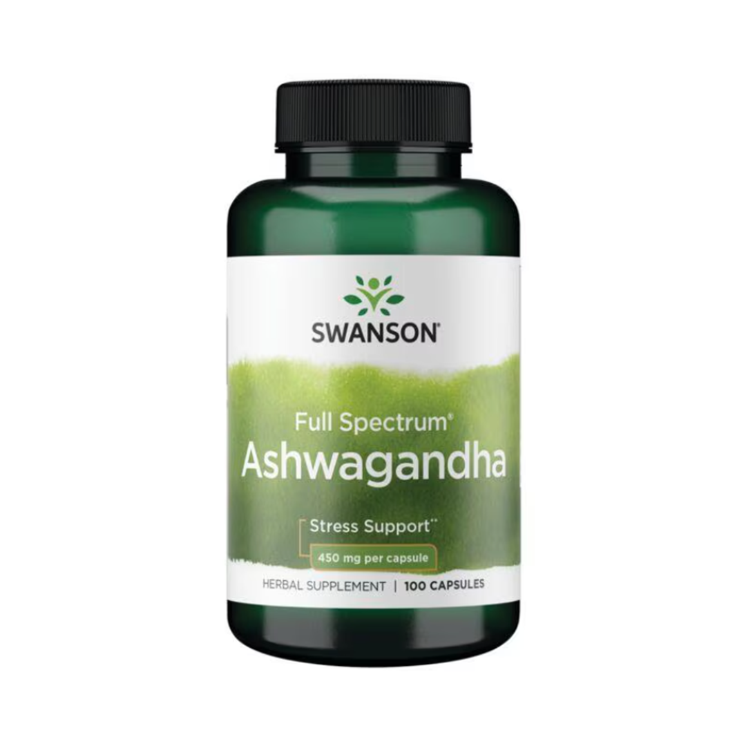 Swanson Full Spectrum Ashwagandha 450mg 100 Caps