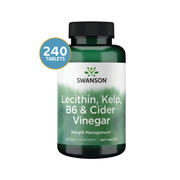 Swanson Lecithin, Kelp, B6 & Cider Vinegar 240 Tabs