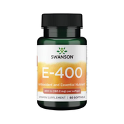 Swanson Vitamin E 400 Lu 180mg - 60 Softgels