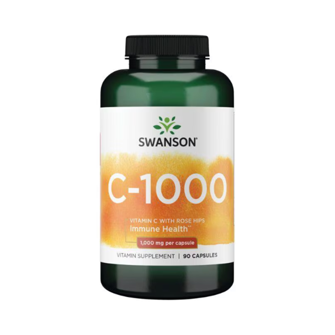 Vitamin C With Rose Hips 1.000 Mg - 90 Caps