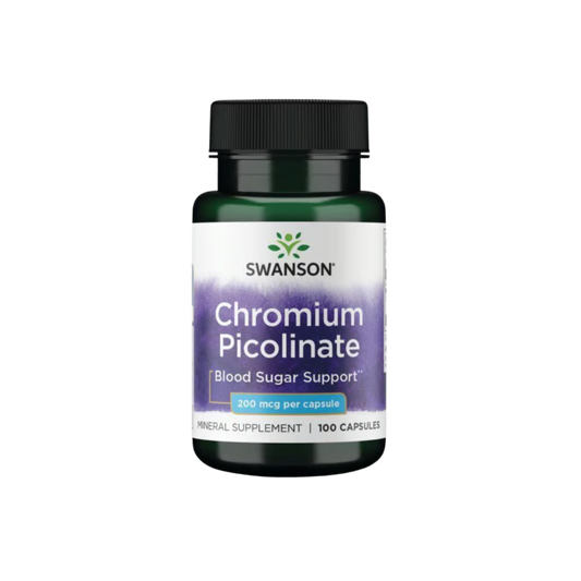 Swanson Chromium Picolinate 200mcg 100 Caps