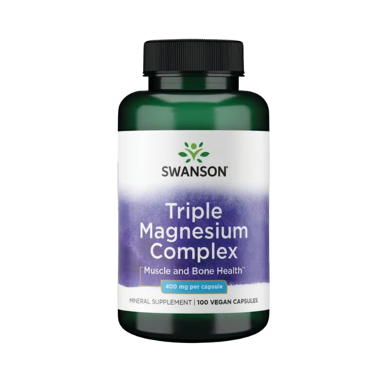 Swanson Triple Magnesium Complex 400mg 100 Caps
