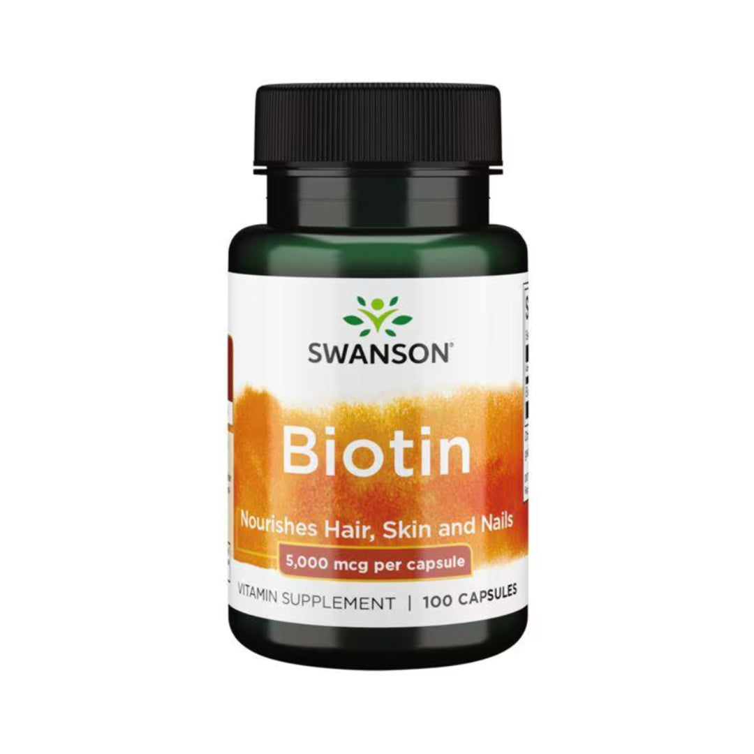 Swanson Biotin 5.000 Mcg 100 Cápsulas