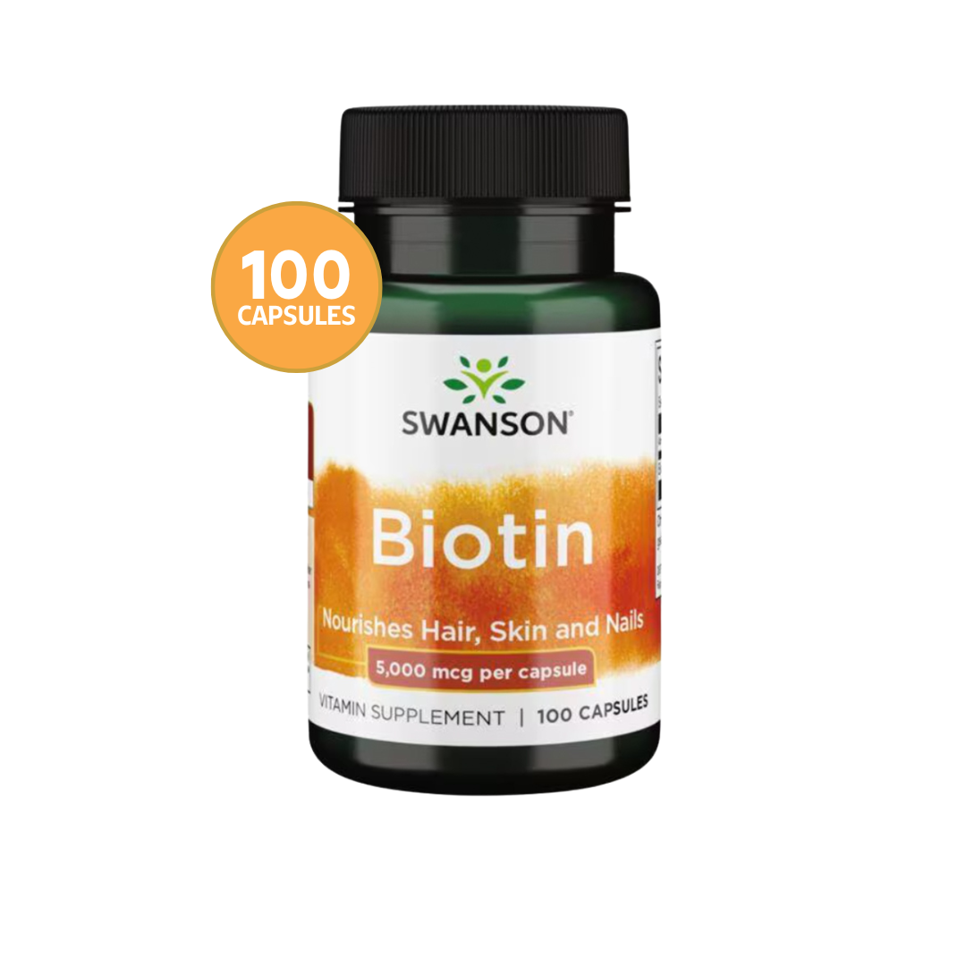 Swanson Biotin 5.000 Mcg 100 Cápsulas