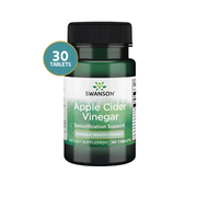 Swanson Apple Cider Vinagre de Manzana 200 mg | 30 Tabletas · Digestión