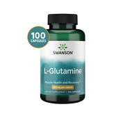 Swanson L-glutamine 500mg 100 Cápsulas