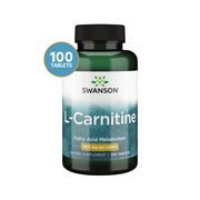 Swanson L-CARNITINE 500 Mg 100 Tabletas