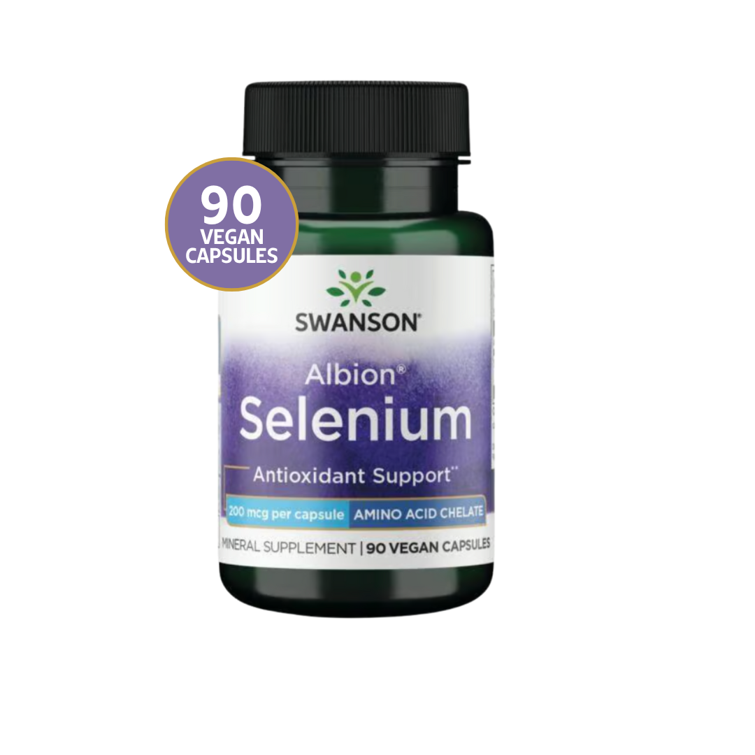 Albion Selenium Swanson 200 mcg 90 Cápsulas