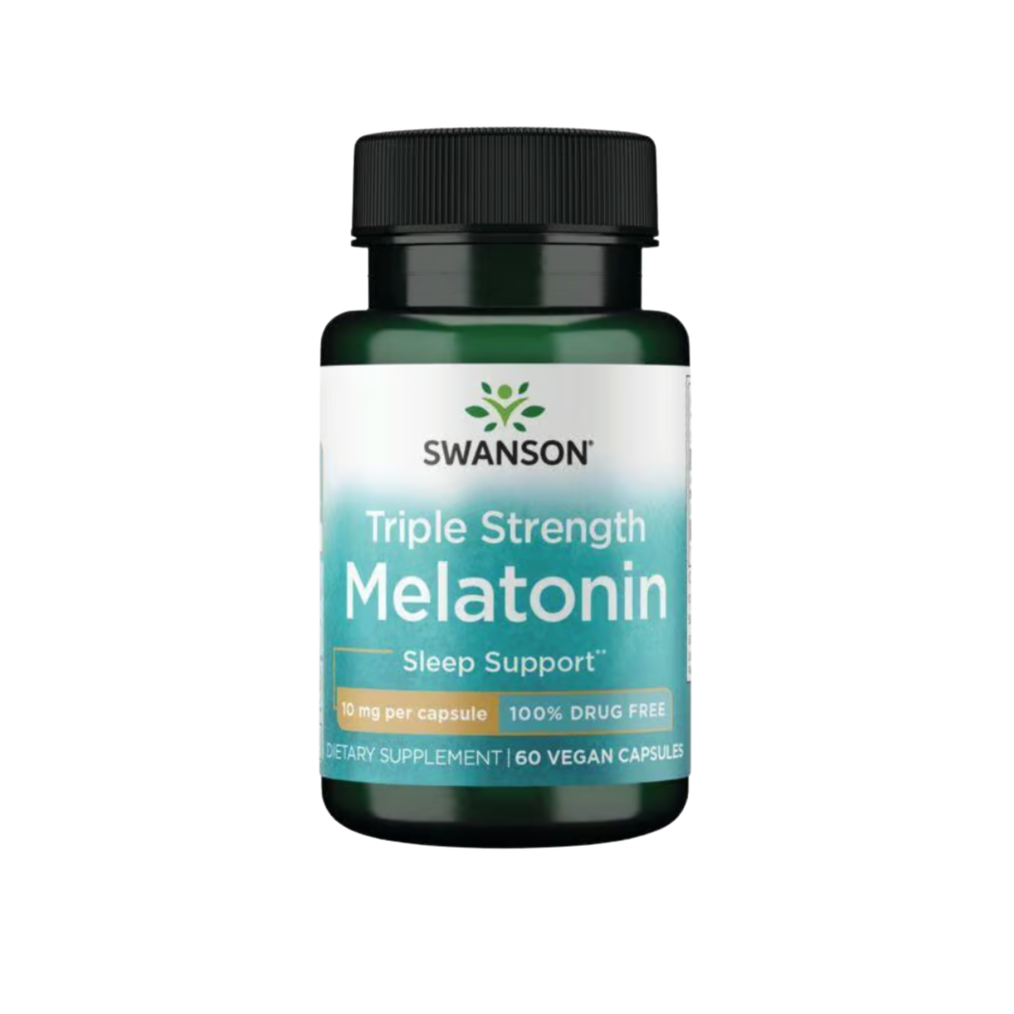 Melatonina Triple Strenght Swanson 10mg 60 Caps