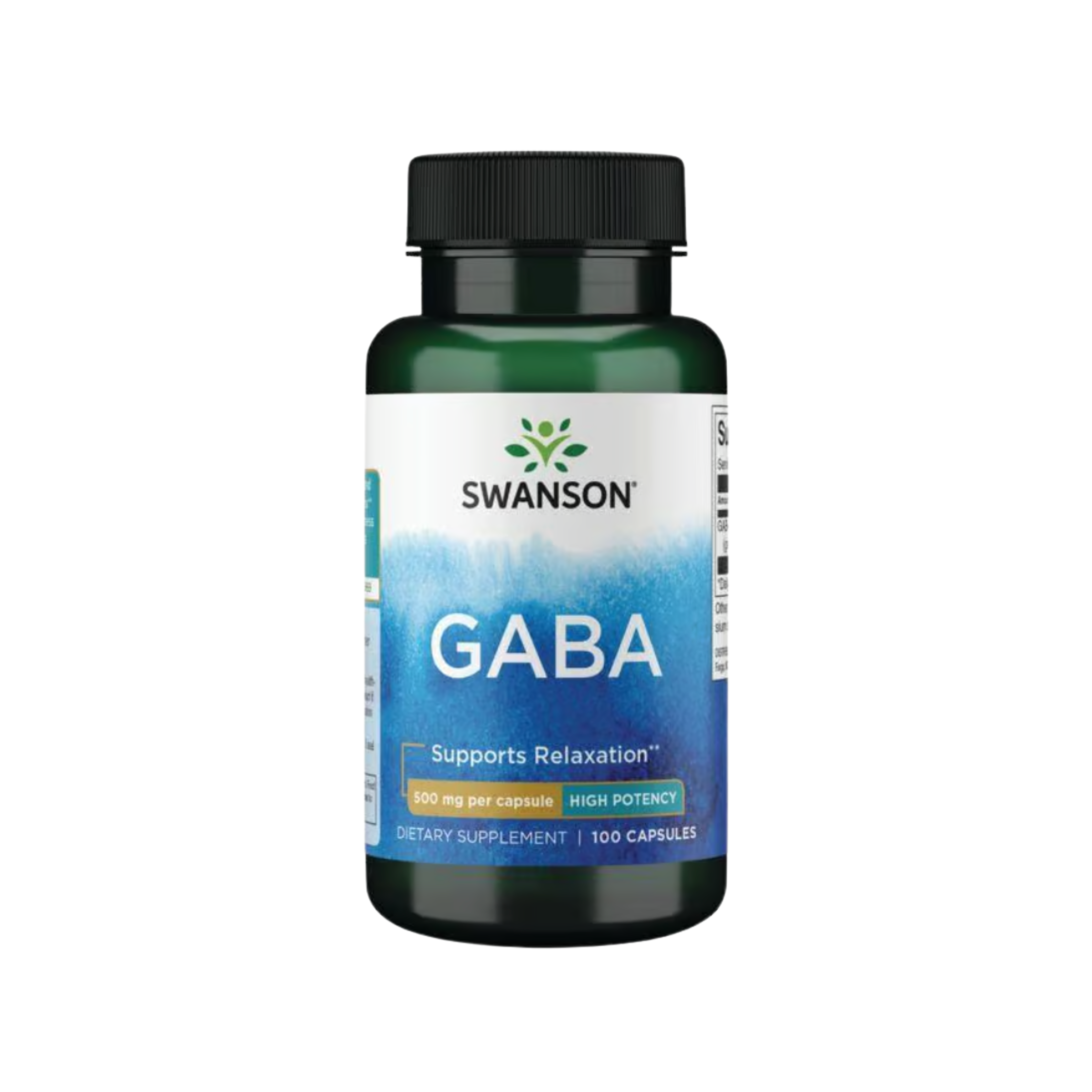 Swanson Gaba 500mg 100 Cápsulas