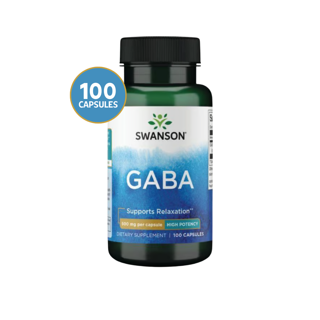 Gaba Swanson 500 mg 100 Cápsulas
