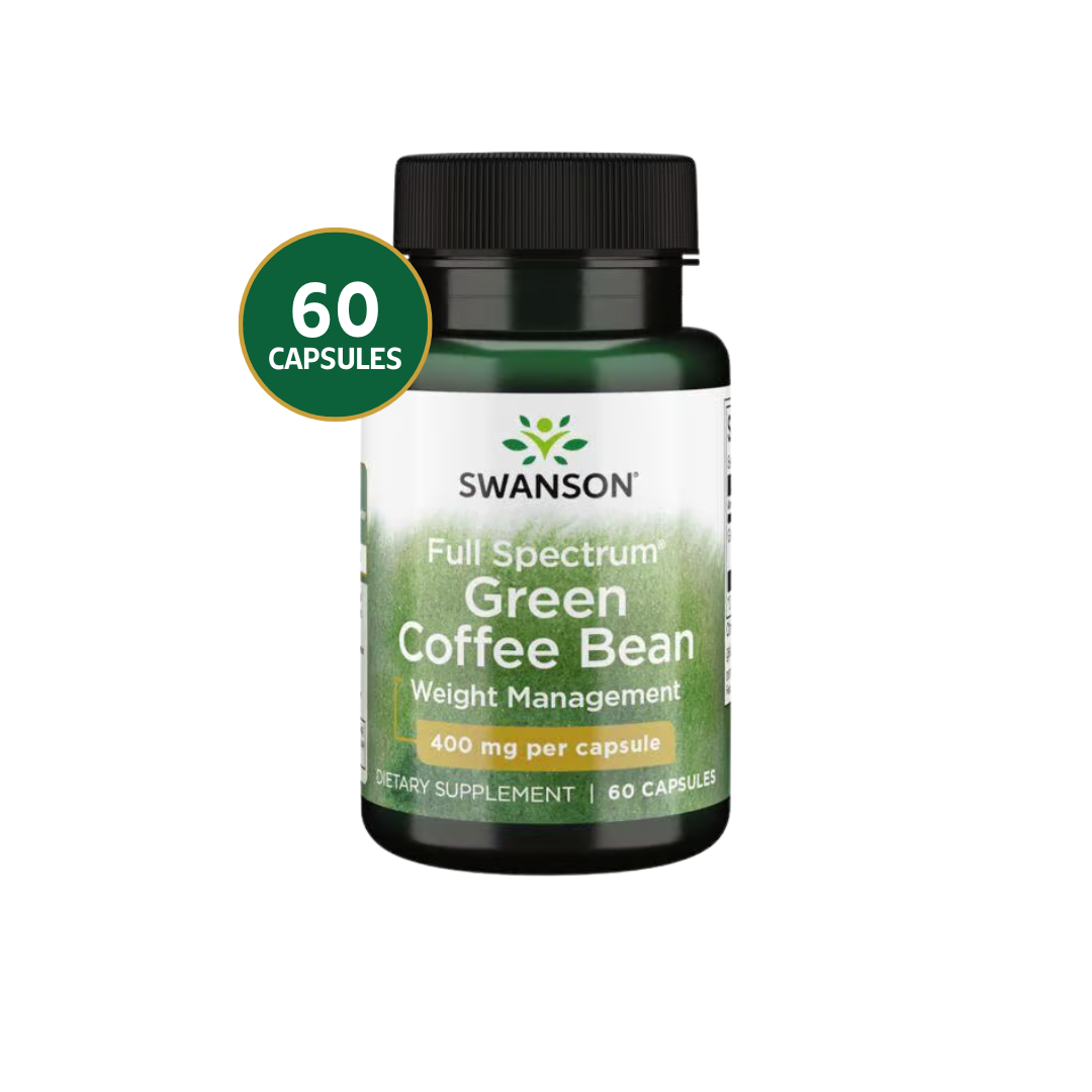 Green Coffee Bean Swanson 400 mg 60 Capsulas