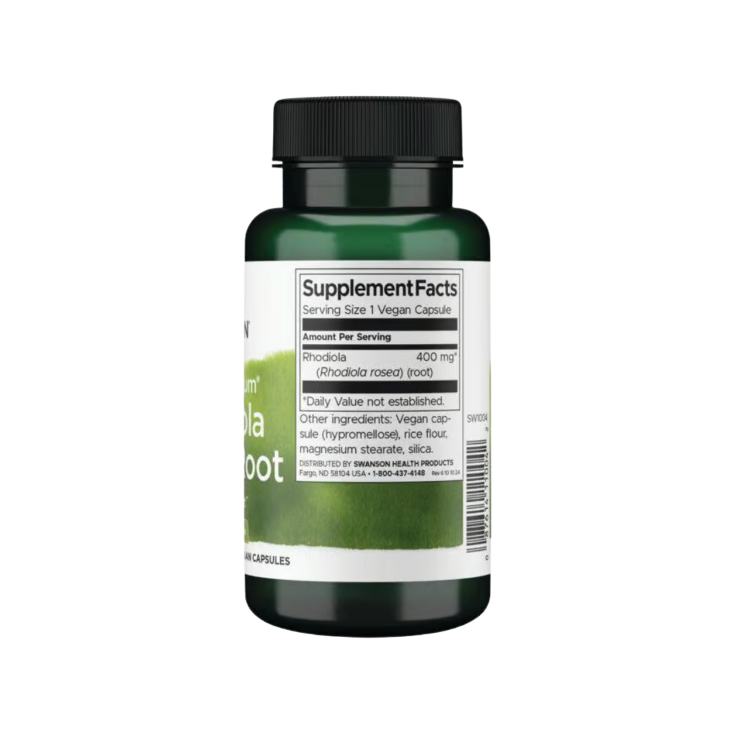 Swanson Rhodiola Rosea Root Full Spectrum - 400mg 100 Vegan Caps