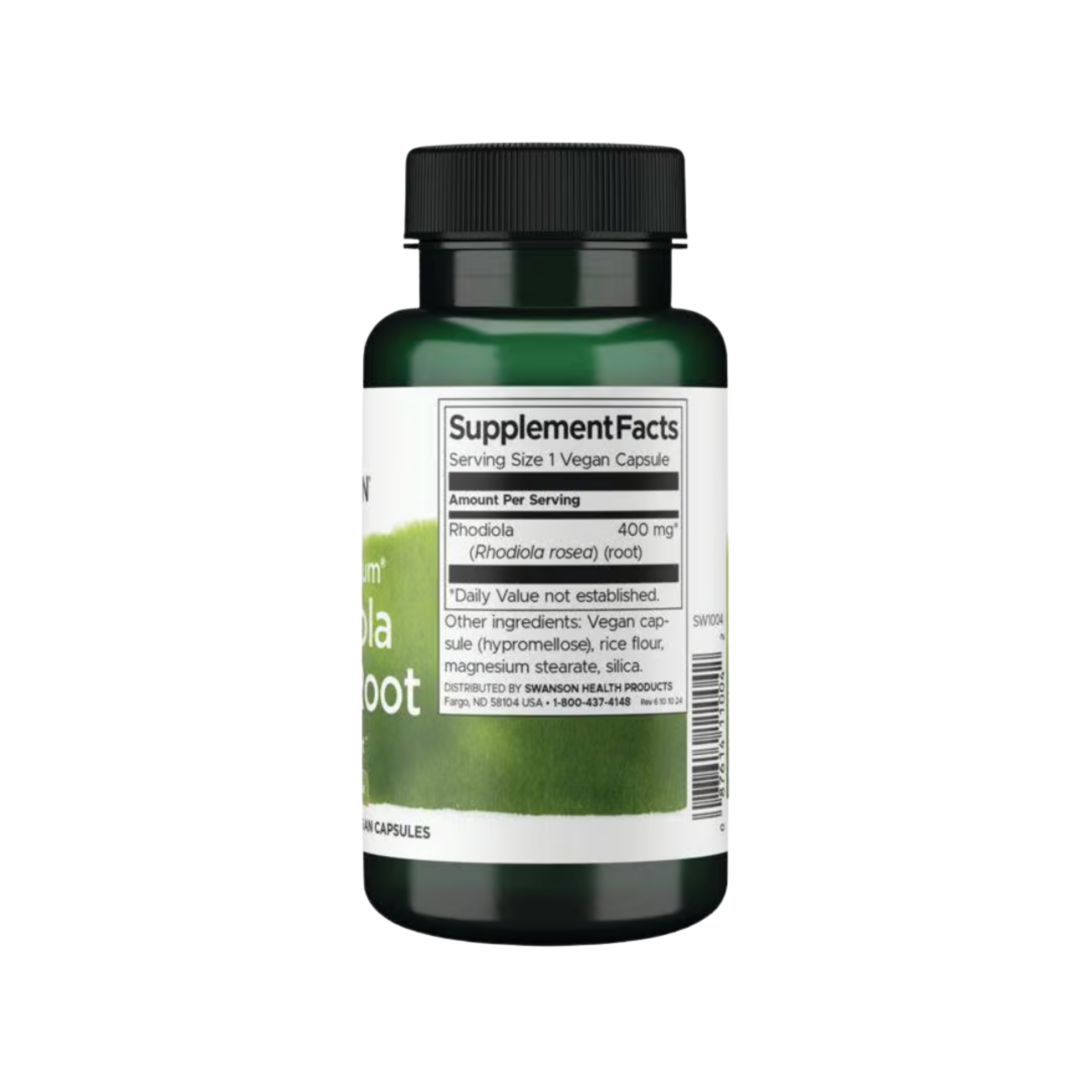 Swanson Rhodiola Rosea Root Full Spectrum - 400mg 100 Vegan Caps