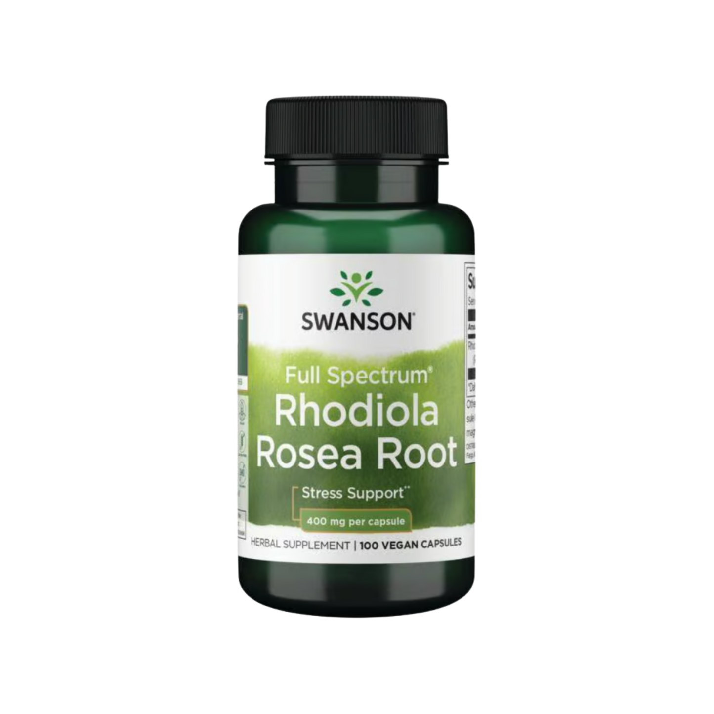 Swanson Rhodiola Rosea Root Full Spectrum - 400mg 100 Vegan Caps