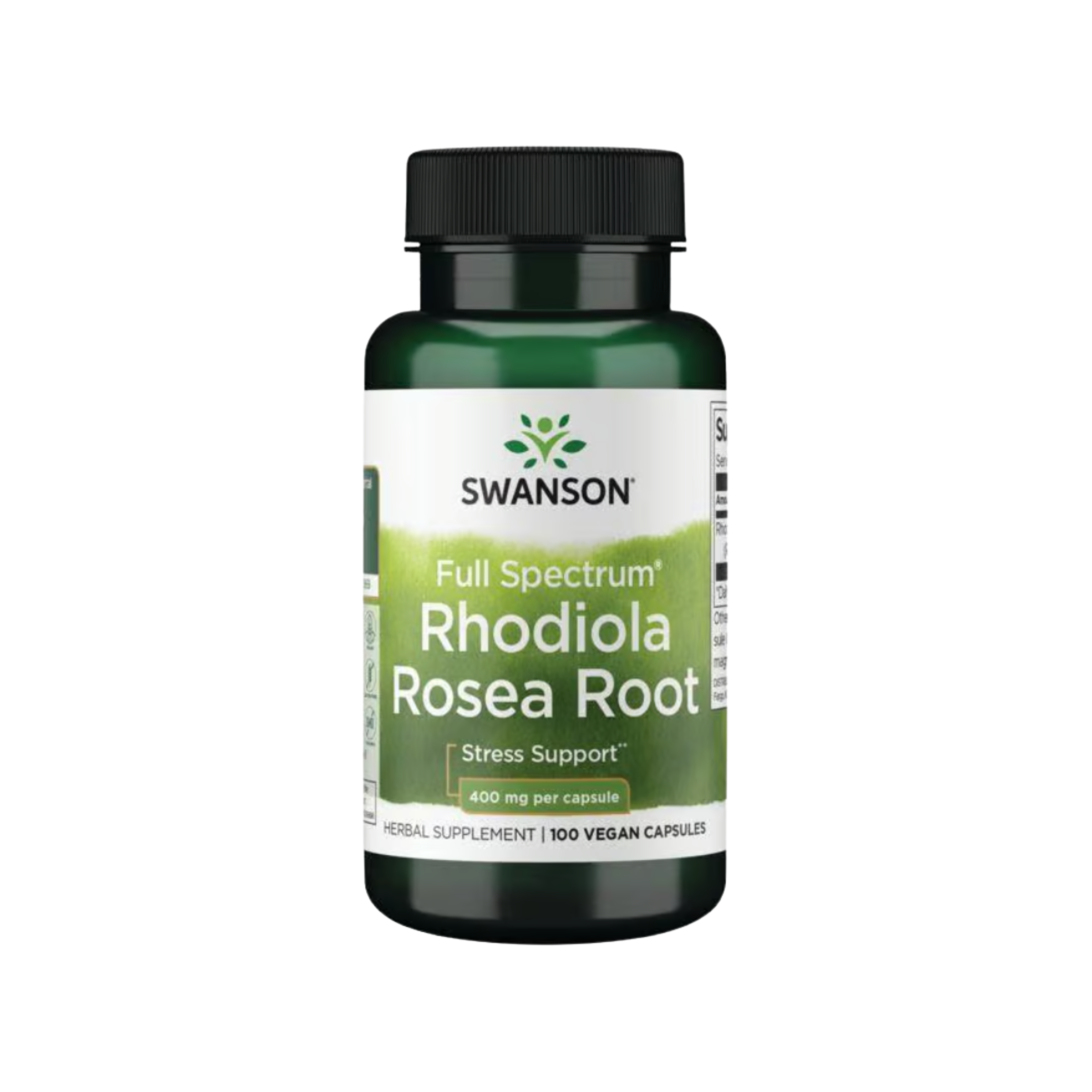 Swanson Rhodiola Rosea Root Full Spectrum - 400mg 100 Vegan Caps