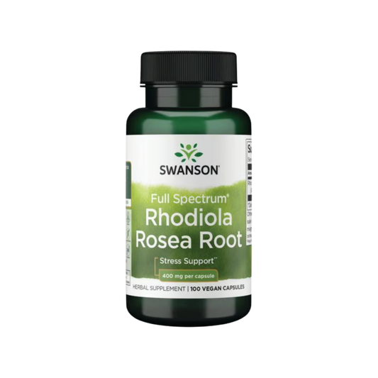 Swanson Rhodiola Rosea Root Full Spectrum - 400mg 100 Vegan Caps