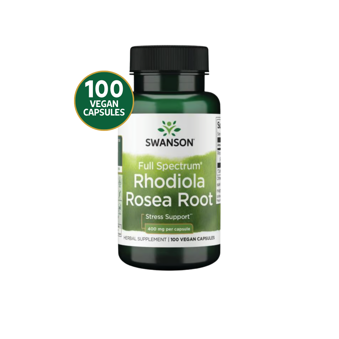 Rhodiola Rosea Root Full Spectrum Swanson 400mg 100 Capsulas