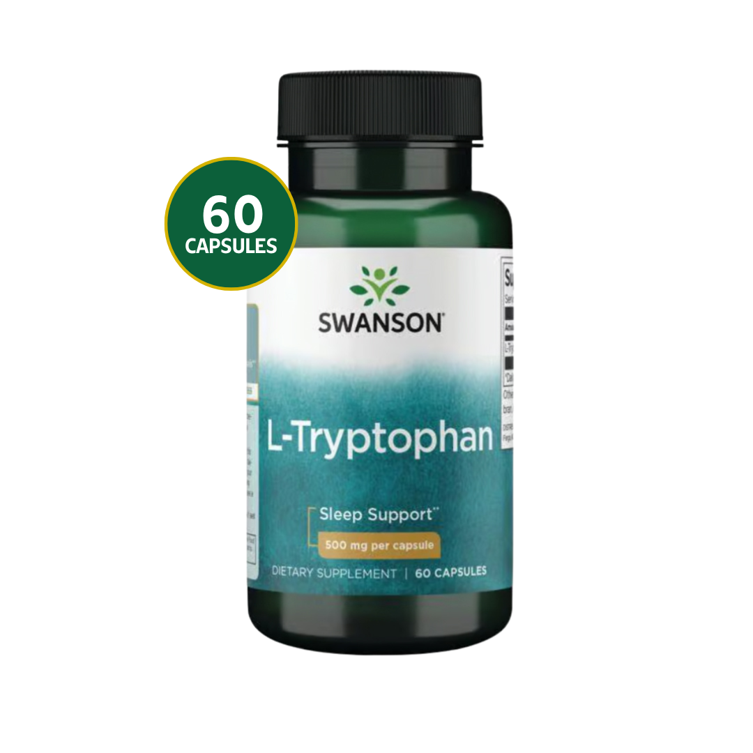 Swanson L-tryptophan 500mg 60 Cápsulas