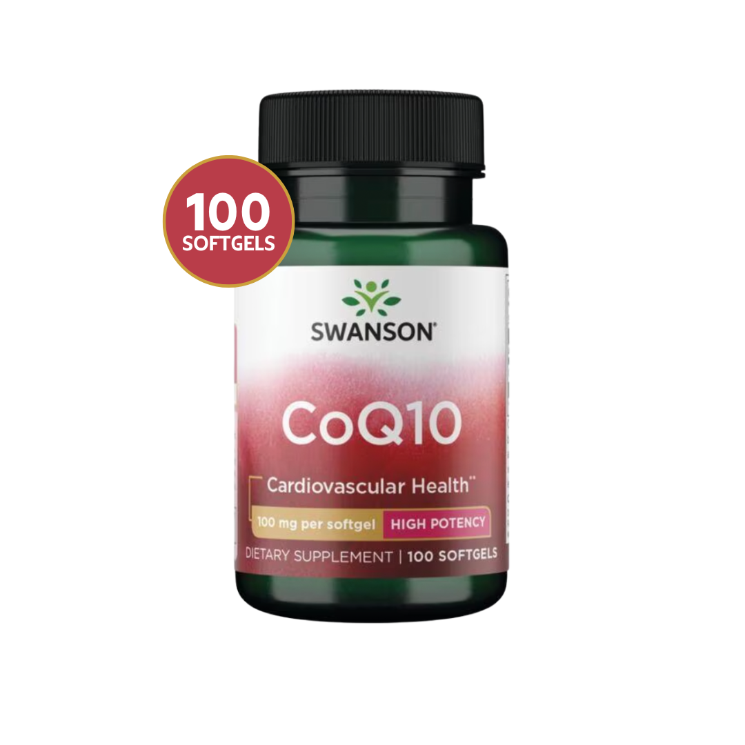 Coq10 Swanson 100 Capsulas 10 Mg Sabor Neutro