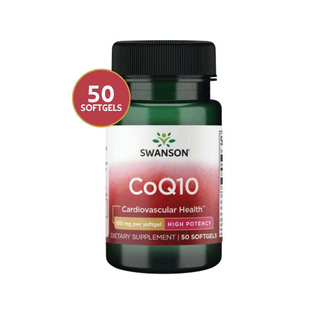 Swanson Coq10 - High Potency 100mg 50 Sgels