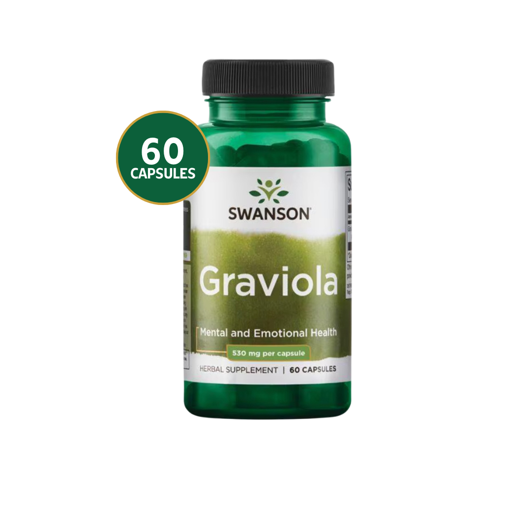 Swanson Graviola 530mg - 60 Cápsulas
