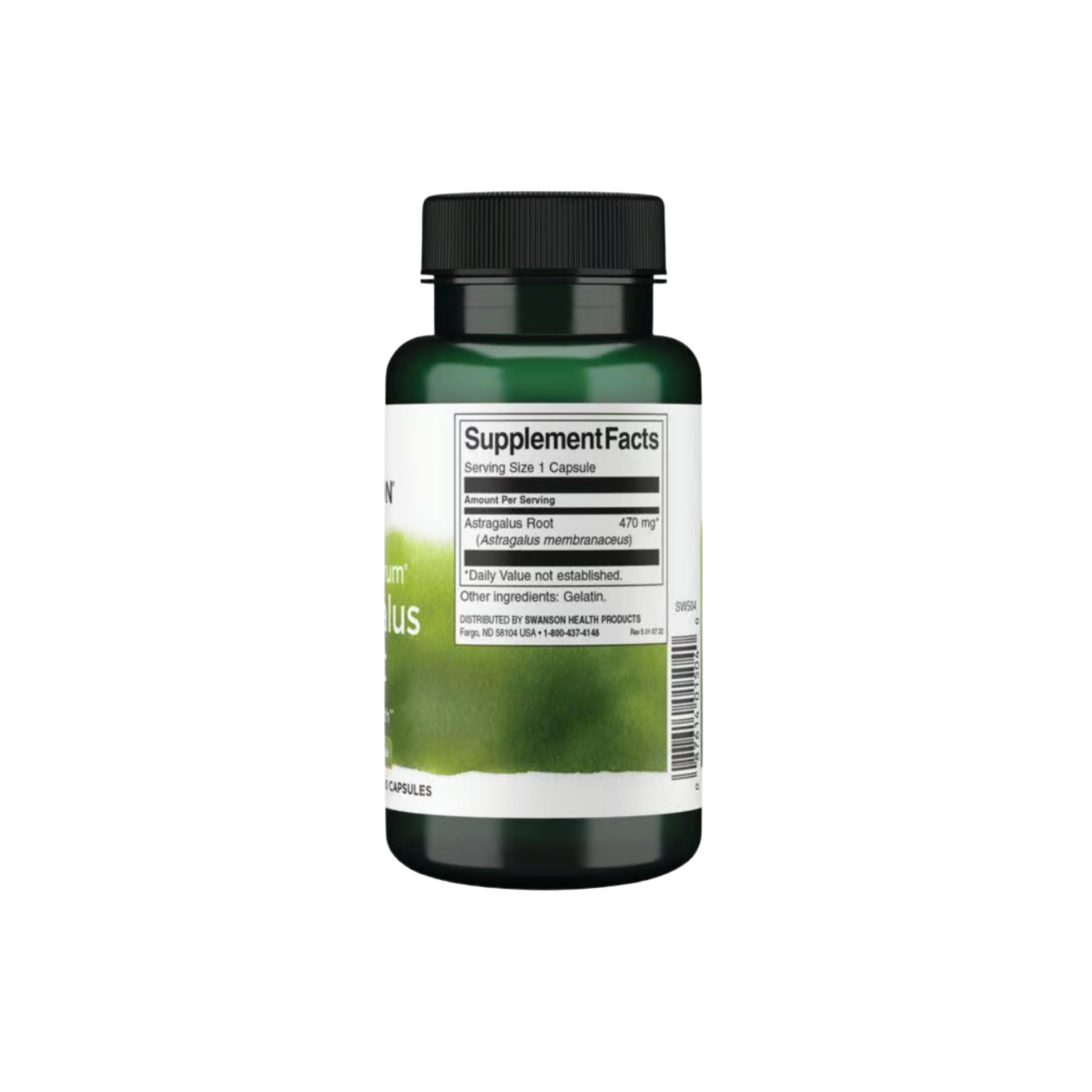 Swanson Full Spectrum Astragalus Root 470mg 100 Caps