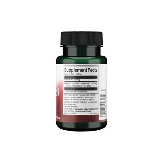 Swanson Ubiquinol 50mg 60 Softgels
