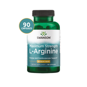 Swanson L-arginine - Maximum Strength 850 Mg 90 Caps.