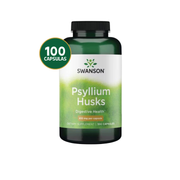 Psyllium Husks Swanson 610 mg 100 Capsulas
