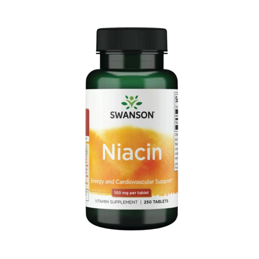 Swanson Premium Niacin 100mg 250 Tabs