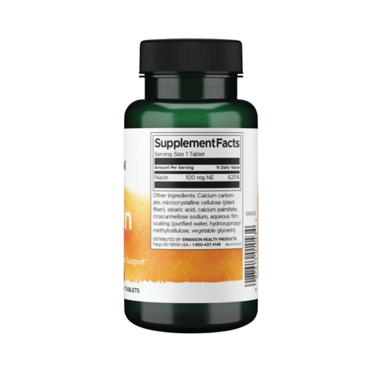 Swanson Premium Niacin 100mg 250 Tabs