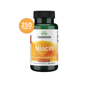 Niacin Swanson 100 mg 250 Tabletas