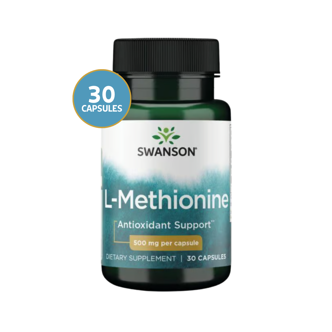 Swanson L-methionine 500 Mg 30 Cápsulas
