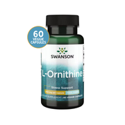 Swanson L-ornithine - Free Form 500mg 60 Veg Caps