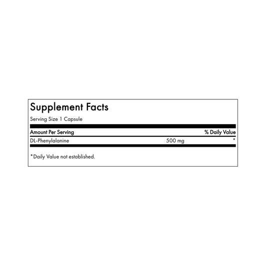 Swanson Di-phenylalanine 500mg 100 Caps
